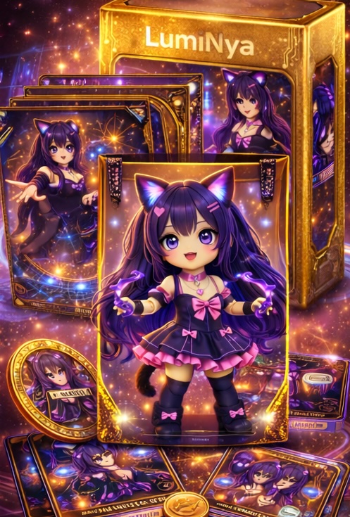 LumiNya trading cards and physical collectibles preview