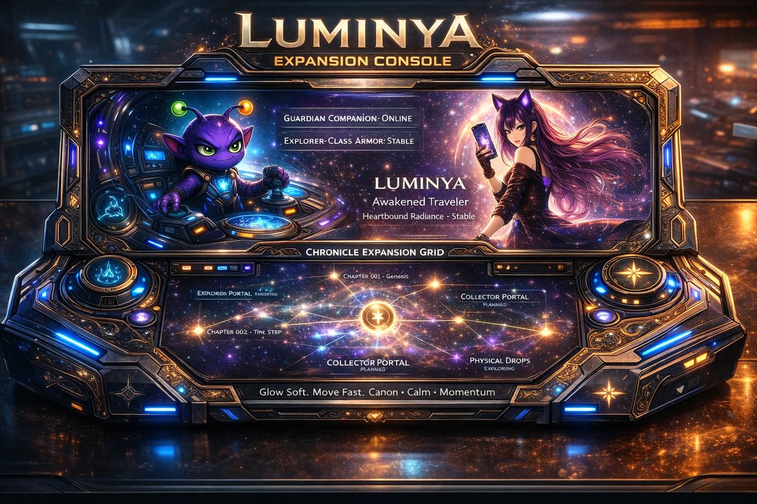 LumiNya expansion console concept