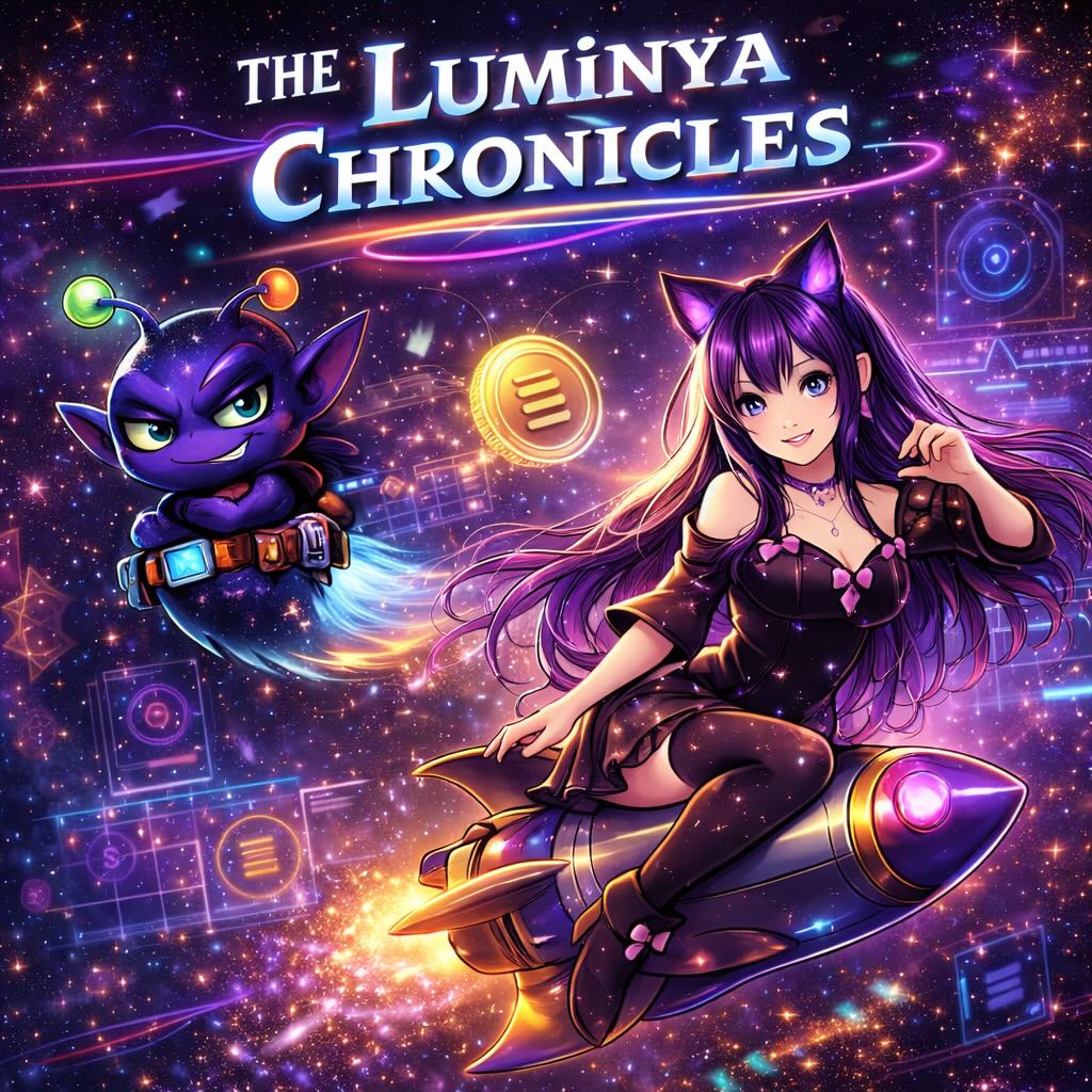 Preview of the LumiNya YouTube channel banner and upcoming video content.
