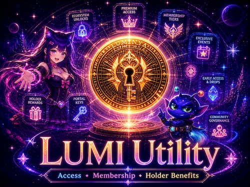 LUMI Utility access membership and holder benefits artwork
